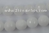 CCN768 15.5 inches 6mm faceted round candy jade beads wholesale