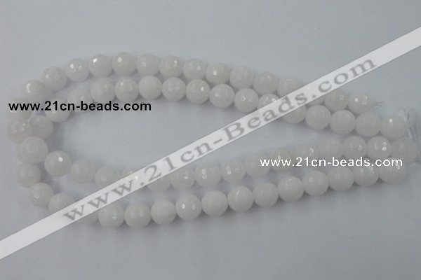 CCN768 15.5 inches 6mm faceted round candy jade beads wholesale