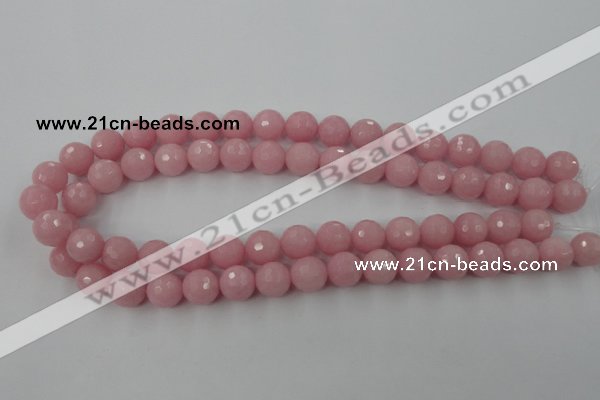 CCN769 15.5 inches 6mm faceted round candy jade beads wholesale