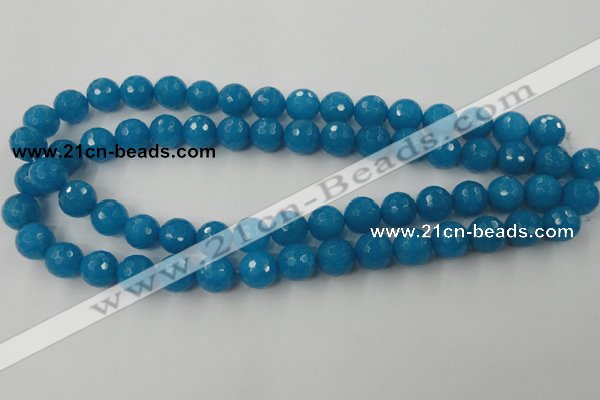 CCN781 15.5 inches 6mm faceted round candy jade beads wholesale