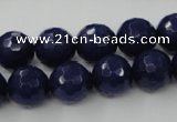 CCN782 15.5 inches 6mm faceted round candy jade beads wholesale