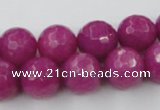 CCN789 15.5 inches 8mm faceted round candy jade beads wholesale