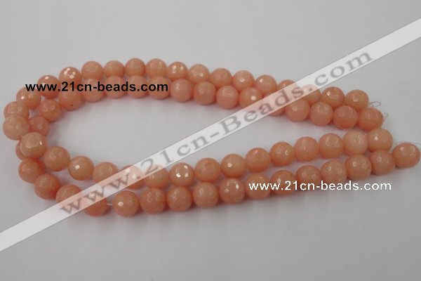 CCN792 15.5 inches 8mm faceted round candy jade beads wholesale