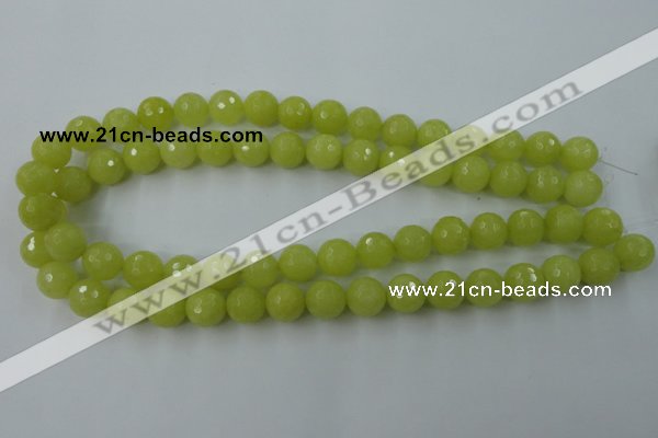 CCN794 15.5 inches 8mm faceted round candy jade beads wholesale