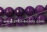 CCN813 15.5 inches 10mm faceted round candy jade beads wholesale