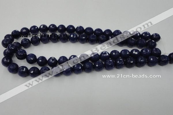 CCN816 15.5 inches 10mm faceted round candy jade beads wholesale