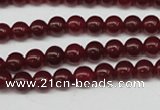 CCN83 15.5 inches 6mm round candy jade beads wholesale