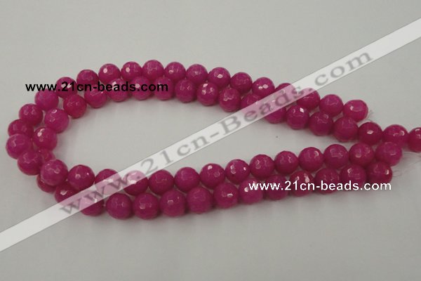 CCN856 15.5 inches 16mm faceted round candy jade beads