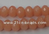 CCN905 15.5 inches 9*12mm faceted rondelle candy jade beads