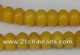 CCN91 15.5 inches 8*12mm rondelle candy jade beads wholesale