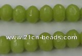 CCN912 15.5 inches 9*12mm faceted rondelle candy jade beads