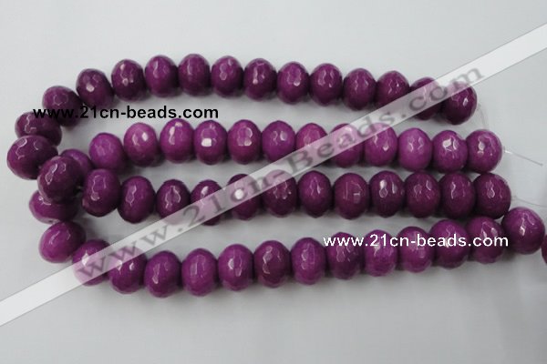 CCN946 15.5 inches 14*18mm faceted rondelle candy jade beads