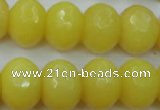 CCN948 15.5 inches 14*18mm faceted rondelle candy jade beads