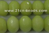 CCN949 15.5 inches 14*18mm faceted rondelle candy jade beads