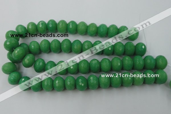 CCN950 15.5 inches 14*18mm faceted rondelle candy jade beads