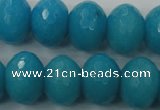 CCN951 15.5 inches 14*18mm faceted rondelle candy jade beads