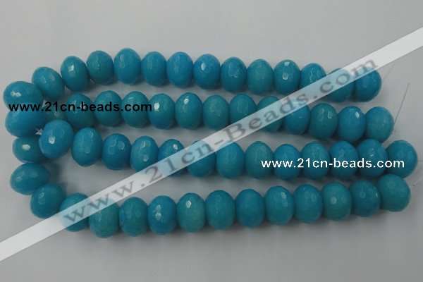 CCN951 15.5 inches 14*18mm faceted rondelle candy jade beads