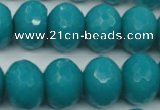 CCN952 15.5 inches 14*18mm faceted rondelle candy jade beads