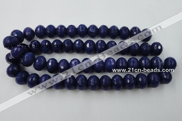 CCN955 15.5 inches 14*18mm faceted rondelle candy jade beads