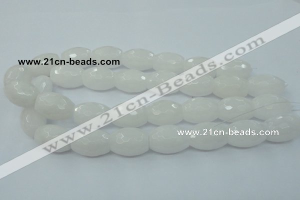 CCN958 15.5 inches 18*25mm faceted drum candy jade beads