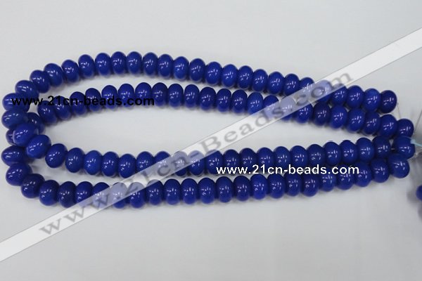 CCN96 15.5 inches 8*12mm rondelle candy jade beads wholesale