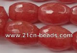 CCN960 15.5 inches 18*25mm faceted drum candy jade beads