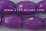 CCN961 15.5 inches 18*25mm faceted drum candy jade beads