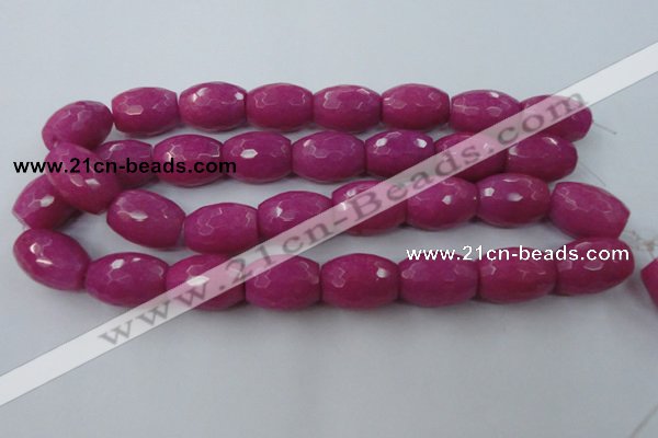 CCN962 15.5 inches 18*25mm faceted drum candy jade beads