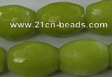 CCN967 15.5 inches 18*25mm faceted drum candy jade beads