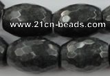 CCN971 15.5 inches 18*25mm faceted drum candy jade beads