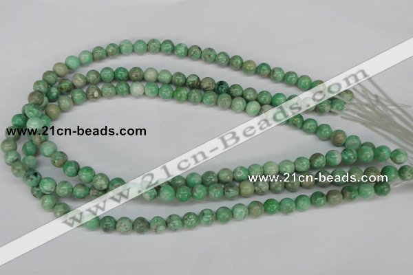 CCO102 15.5 inches 8mm round dyed natural chrysotine beads