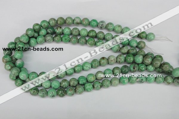 CCO103 15.5 inches 10mm round dyed natural chrysotine beads