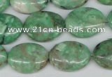 CCO119 15.5 inches 15*20mm oval dyed natural chrysotine beads