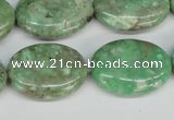 CCO120 15.5 inches 18*25mm oval dyed natural chrysotine beads