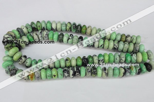 CCO16 15.5 inches 6*12mm rondelle natural chrysotine beads