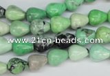 CCO20 15.5 inches 8*10mm teardrop natural chrysotine beads