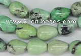 CCO21 15.5 inches 10*14mm teardrop natural chrysotine beads