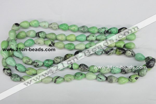 CCO21 15.5 inches 10*14mm teardrop natural chrysotine beads