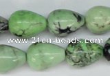 CCO22 15.5 inches 13*18mm teardrop natural chrysotine beads