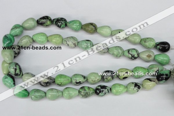 CCO22 15.5 inches 13*18mm teardrop natural chrysotine beads