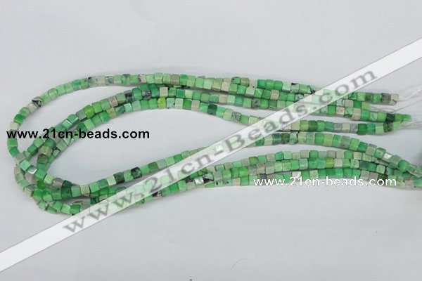 CCO26 15.5 inches 4*4mm cube natural chrysotine beads