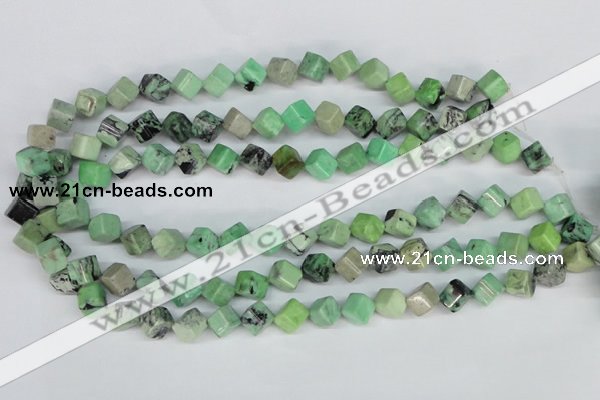 CCO28 15.5 inches 8*8mm cube natural chrysotine beads