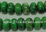 CCO313 15.5 inches 10*14mm rondelle dyed chrysotine beads wholesale