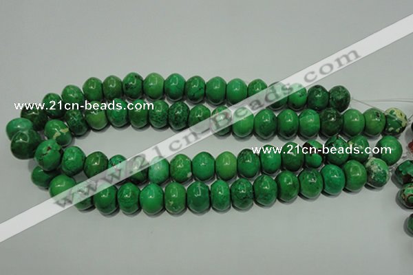 CCO315 15.5 inches 13*18mm rondelle dyed chrysotine beads wholesale