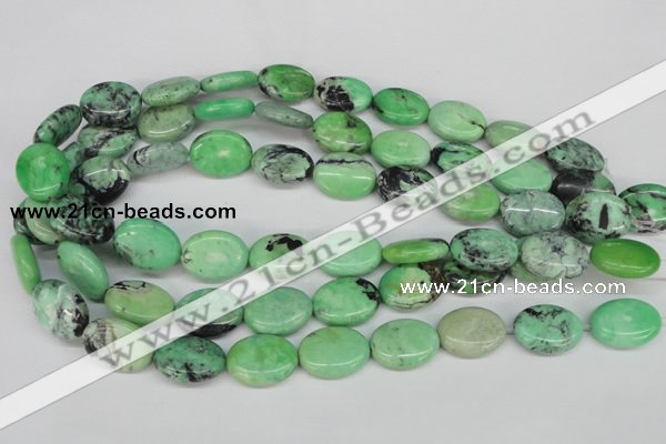 CCO37 15.5 inches 15*20mm oval natural chrysotine beads