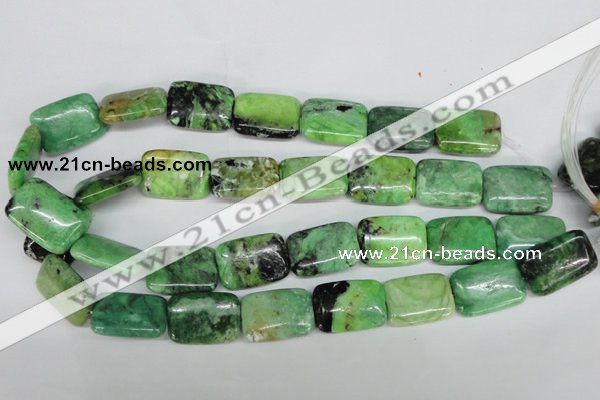 CCO45 15.5 inches 18*25mm rectangle natural chrysotine beads