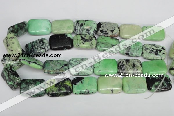 CCO46 15.5 inches 22*30mm rectangle natural chrysotine beads