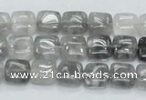 CCQ193 15.5 inches 10*10mm square cloudy quartz beads wholesale