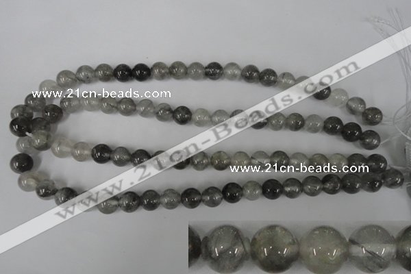 CCQ303 15.5 inches 10mm round cloudy quartz beads wholesale