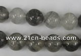 CCQ304 15.5 inches 12mm round cloudy quartz beads wholesale